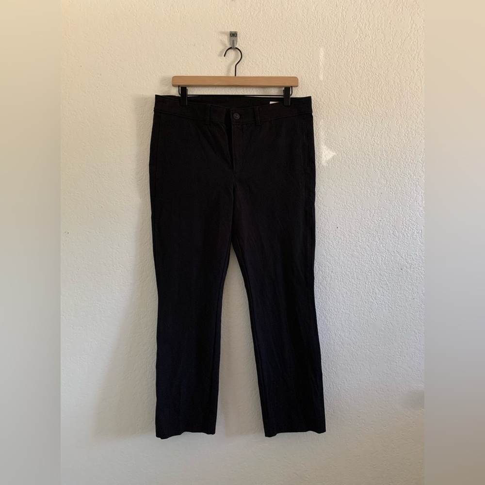 AYR Women’s Size 31 Black High Rise Slim Straight Leg Pants Trousers